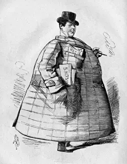 Merritt Prints: Caricature of Paul John Merrit, playwright