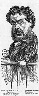 Images Dated 21st December 2015: Caricature of the preacher Charles Haddon Spurgeon