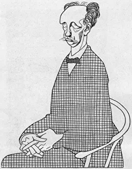 Strauss Prints: Caricature of Richard Strauss