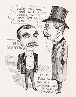 Director Gallery: Caricature of (Sir) Edward Moss, chairman of Moss Empires
