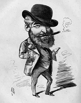 Astley Prints: Caricature of Sir John Astley, English soldier and sportsman