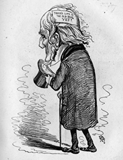 Images Dated 29th January 2016: Caricature of W E Gladstone, Liberal Prime Minister