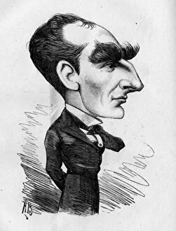 Caricature of A W Pinero, actor and playwright
