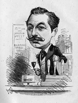 Joyce Prints: Caricature of Walter Joyce, English actor