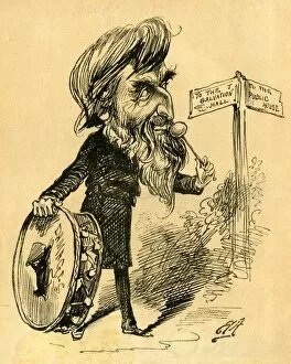 Images Dated 19th April 2017: Caricature, William Booth, founder of the Salvation Army