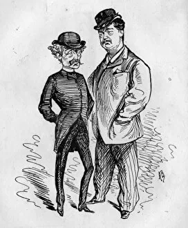 Images Dated 28th January 2016: Caricatures of Alexander Henderson and H B Farnie