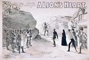 Carl A. Haswin and his company in A lions heart