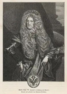 1711 Prints: Carl Vi / Hre / Birchart