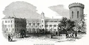 Caledonian Prints: Carlise central station court-square 1847