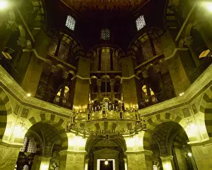 Carlolingian art. Germany. Aachen Cathedral. Palatine Chapel