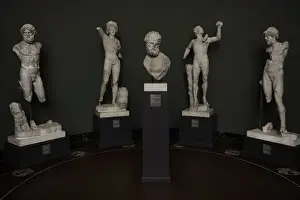 Carlsberg Glyptotek Museum. Room. Classical sculpture. Copen