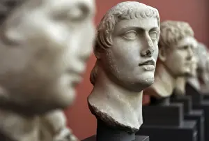 Carlsberg Glyptotek Museum. Room. Classical portraits. Copen
