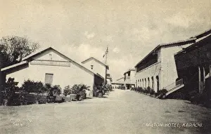 Quiet Prints: Carlton Hotel, Karachi, British India
