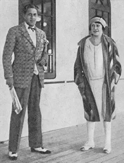 Carlyle Blackwell and his wife (1927)