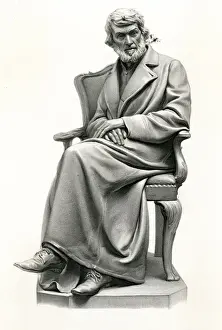 Carlyle Prints: Carlyle Seated Statue