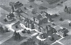 1865 Collection: Carmarthen County Lunatic Asylum, South Wales