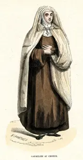 Carmelite Prints: CARMELITE NUN
