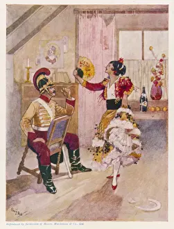 Carmen Prints: Carmen - Don Jose - Bull