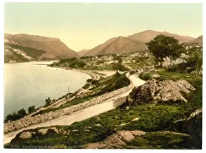 Carnarvon Prints: From Carnarvon road, Snowdon, Wales