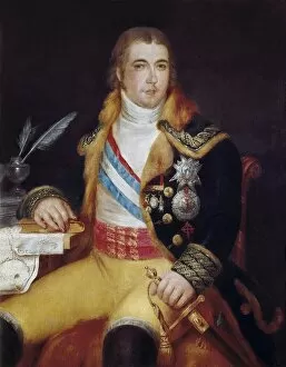 Romanticismo Collection: CARNICERO, Antonio (1748-1814). Portrait of Manuel
