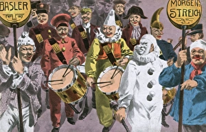Images Dated 22nd November 2016: The Carnival of Basel - the 4am Morgestreich