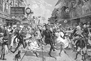 1888 Collection: The carnival in the port of Spain, Trinidad