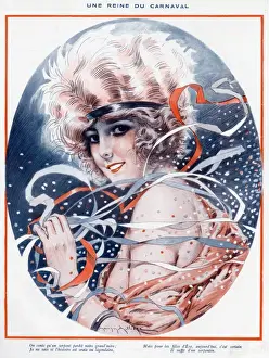 Streamers Prints: A carnival queen