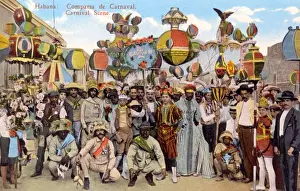 Standards Prints: Carnival Scene in Havana, Cuba