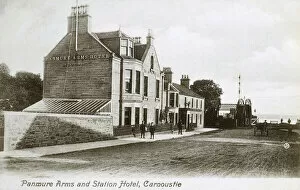 Angus Collection: Carnoustie, Scotland - Panmure Arms and Station Hotel