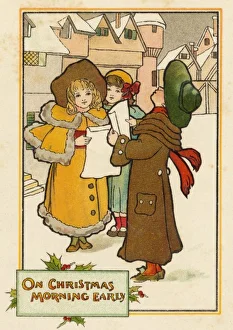 Traditional carol singers
