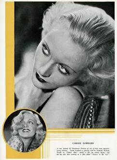 Images Dated 16th November 2012: Carole Lombard in 1932