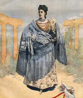 Bergere Prints: Carolina Otero / 1894