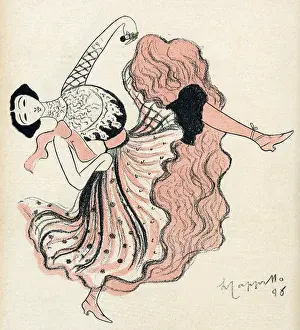 Rire Prints: Carolina Otero / Rire 1898