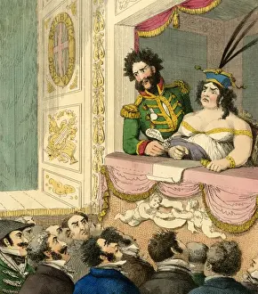 Caroline & Bergami / 1819