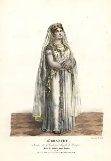 Colin Prints: Caroline Branchu as Dido, Queen of Carthage, in Didon, 1824