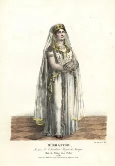 Carthage Collection: Caroline Branchu as Dido, Queen of Carthage, in Didon, 1824