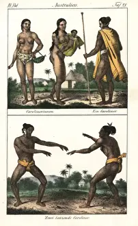 Loincloth Prints: Carolinian natives of the Marianas