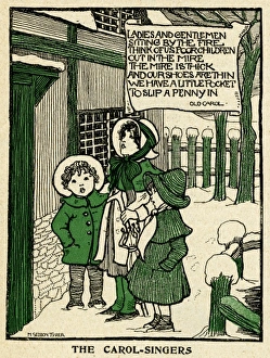 Traditional carol singers