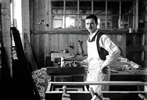 Carpenter Prints: Carpenter in his workshop
