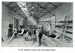 Beaconsfield Prints: Carpenter's Shop, British Lion Films, Beaconsfield Studio
