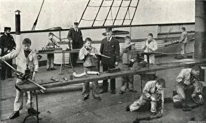 Tyne Collection: Carpentry & plumbing, Training Ship Wellesley, North Shields