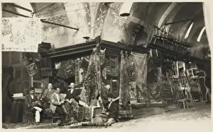Iron Work Prints: Carpet Selling - Constantinople Bazaar