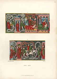 Carpet from the Signaringen Museum depicting