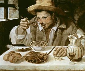Annibale Gallery: CARRACHE, Annibale. The Beaneater. ca. 1583 -
