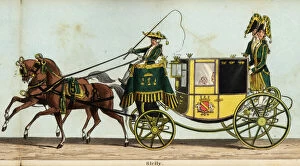 Ambassador Gallery: Carriage of Count Ludolf, Sicilian ambassador, in