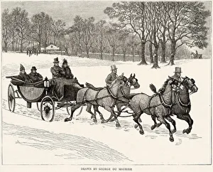 CARRIAGE IN SNOW