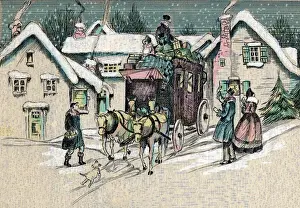Treks Prints: Carriage in Town Center