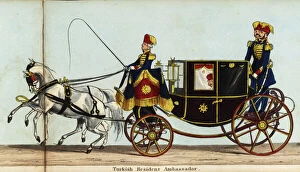 Ambassador Gallery: Carriage of the Turkish Resident Ambassador In Queen