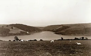 Carrick Road Waterway, near St. Mawes, Cornwall