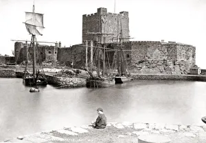 Carrickfergus Castle, Antrim, Northern Ireland, 1880 s